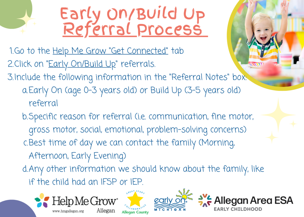 Early On/Build Up Referral Process