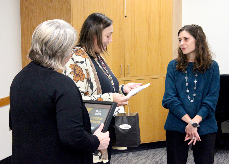 Allegan Area ESA Board Awards Special Recognition Allegan Area ESA